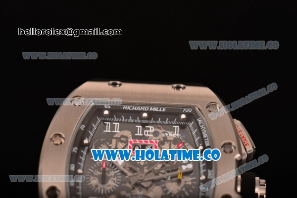 Richard Mille RM005 FM Asia Automatic Steel Case with Skeleton Dial and Black Inner Bezel - Click Image to Close
